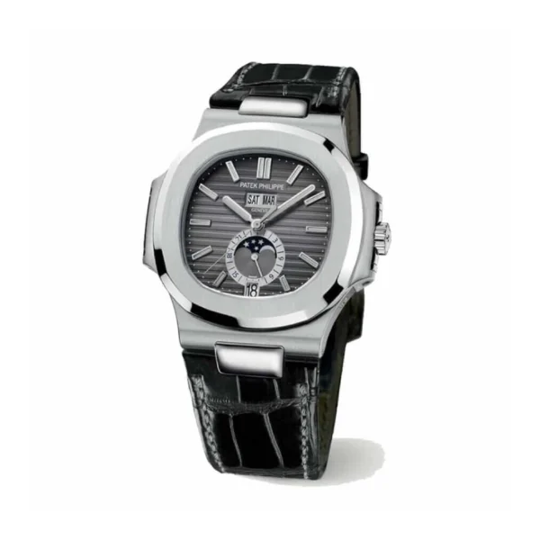 Patek Grey Leather Replica