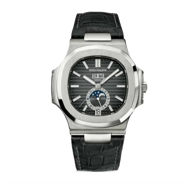 Patek Grey Leather Replica