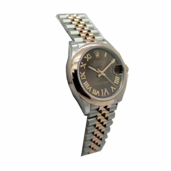 Rolex Datejust 278341RBR Everose Gold and Chocolate with Diamond Dial Jubilee Replica